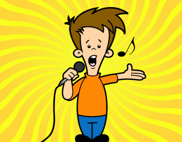 Canto en un conçert