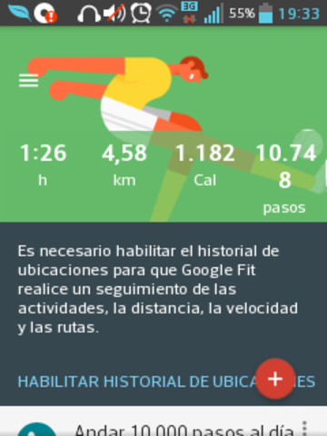 correr 1 hora y 26 minutos