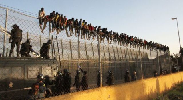 Immigrants a Melilla