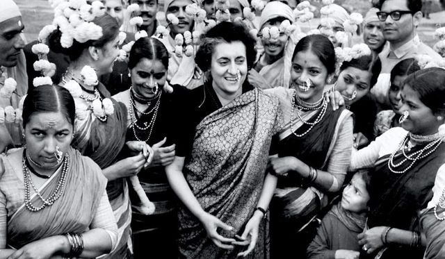 Nehru's daughter Indira Gandhi becomes prime minister