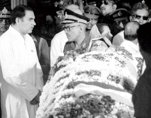 Indira Gandhi assassinated by Sikh bodyguards