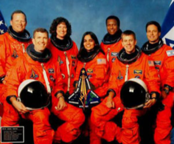 Death of all astronauts on Space Shuttle Columbia