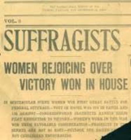 19th amendment ratified