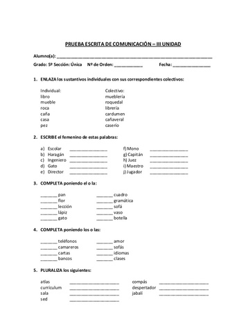 El meu primer examen