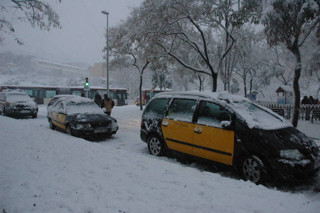Gran nevada a Barcelona