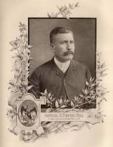 Regreso de Porfirio Diaz al poder