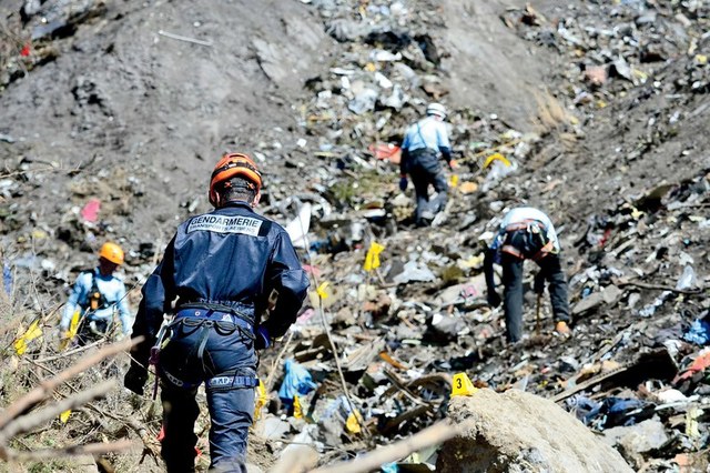 Germanwings Flight 9525 crashes in the French Alps