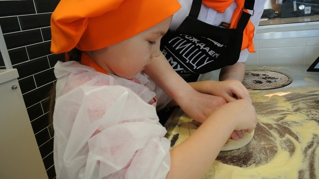 Первый раз на мастер-классе пицца