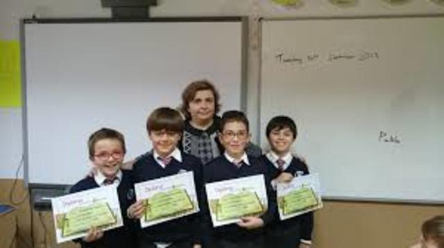 Reconocimiento por aprovechamiento escolar.