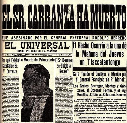 Asesinato de Venustiano Carranza