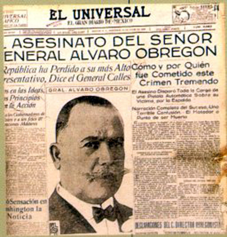 Asesinato de Alvaro Obregon
