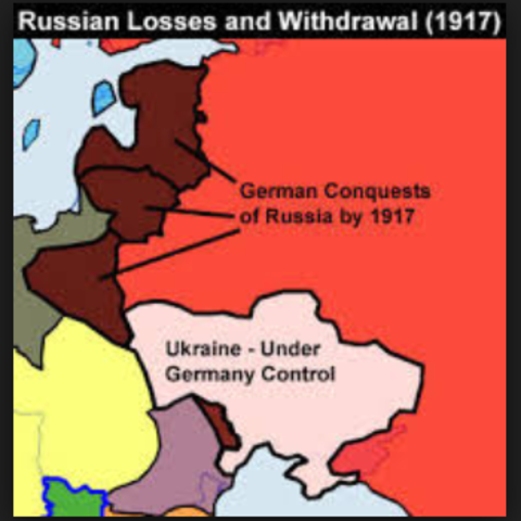 Russia withdraws from World War I
