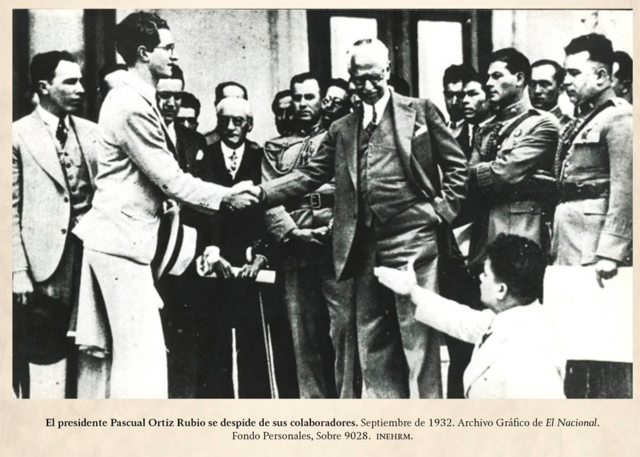 Pascual Ortiz Rubio renuncia a la presidencia