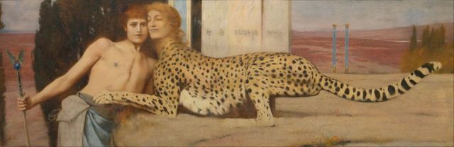 Fernand Khnopff, Art, or Caresses (1896)