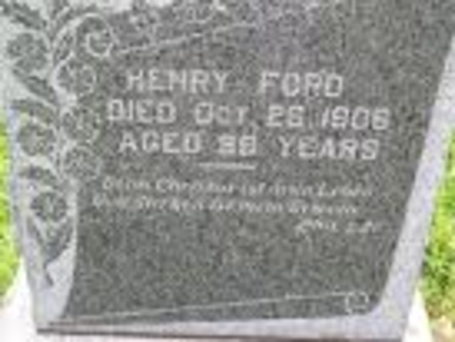 Henry Ford passed away
