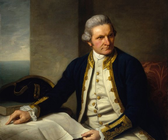 James Cook's arrival in Australia and New Zealand