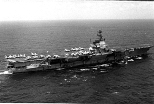 Fire Breaks Out on U.S.S. Forrestall