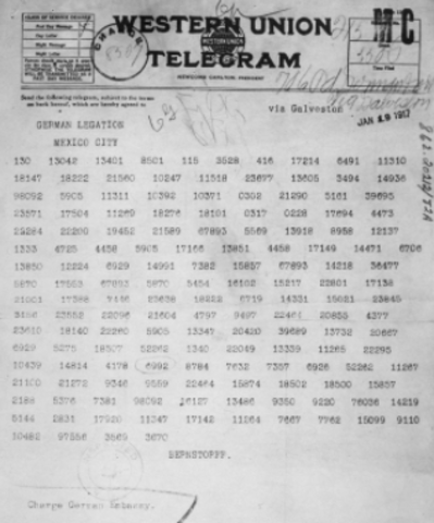 The Zimmerman Telegram