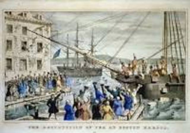 The Boston Tea party