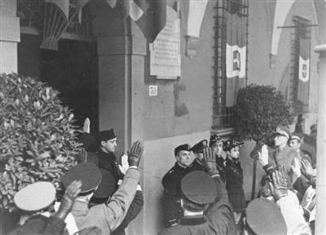 Partito fascista partecipa alle elezioni e viene rappresentato in parlamento