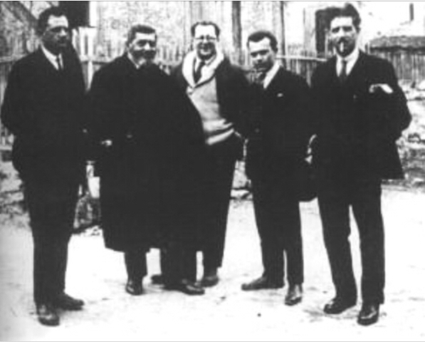 Un gruppo di antifascisti in Corsica