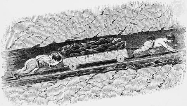 First evidence of surface mining