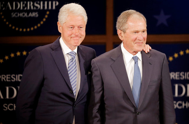 The US presidential election has held and Bill Clinton defeats President George H. W. Bush