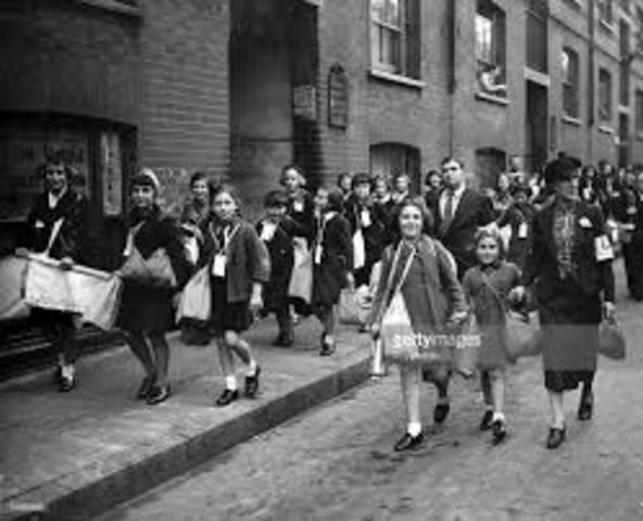 Evacuation of children