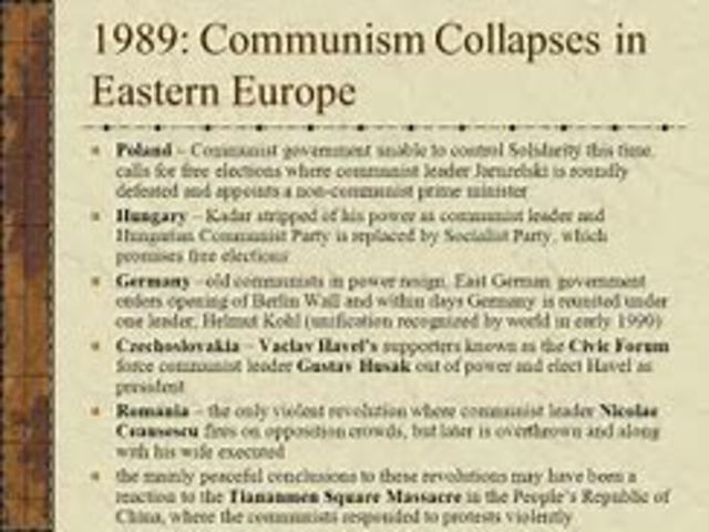 Communism Collapses in Eastern Europe and the Soviet Union