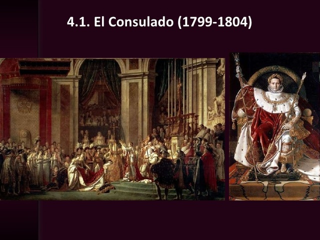Napoleón, primer cónsul.