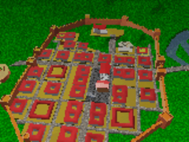 Plano de una ciudad romana