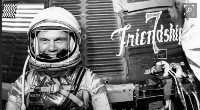 John Glenn is the first American in orbit