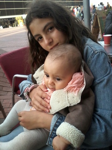 My sister's daughter was born