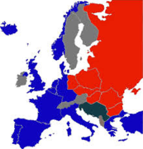 Jernteppet (Iron Curtain) begrepet innført