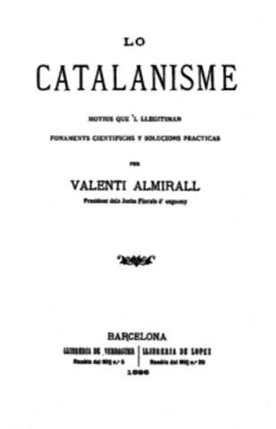 Les plataformes del catalanisme (part 1)