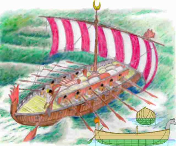 Финикийское морское торговое судно