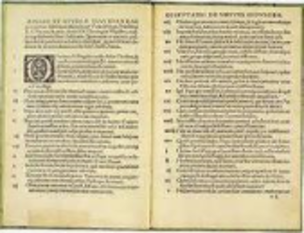 Martin Luther's " 95 theses "