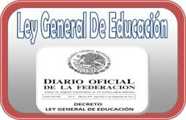 LEY GENERAL DE EDUCACIÓN