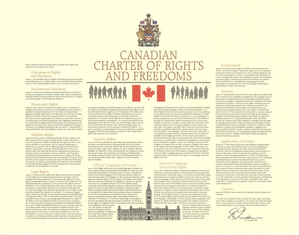 Charter of Rights and Freedoms