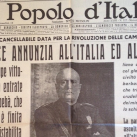 Il re Vittorio Emanuele III assunse il titolo di imperatore di Etiopia