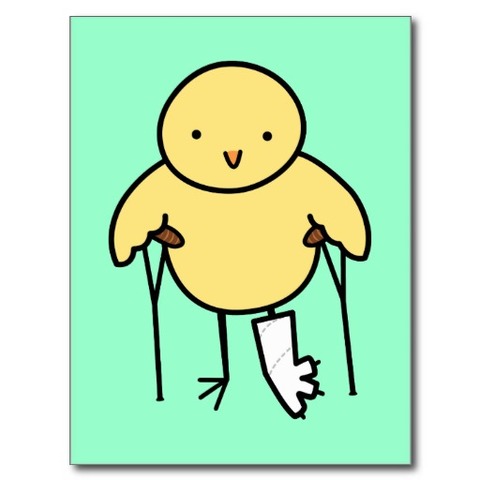 i broke my leg!!!