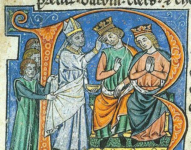 Death of Baldwin II and Coronation of Fulk and Melisende