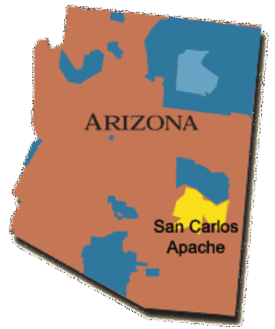 San Carlos founded southeastern Arizona
