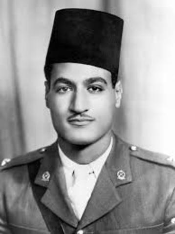 Egyptian president Gamal Abdel-Nasser dies. Anwar Sadat becomes president.