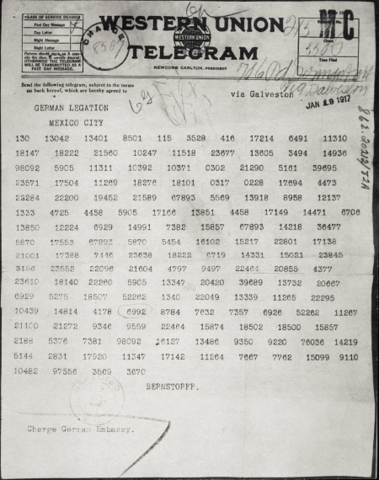 The Zimmerman Telegram