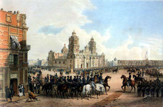 Liberal Iturbide le deja a Guzmán el gobierno de la ciudad de Mexico.