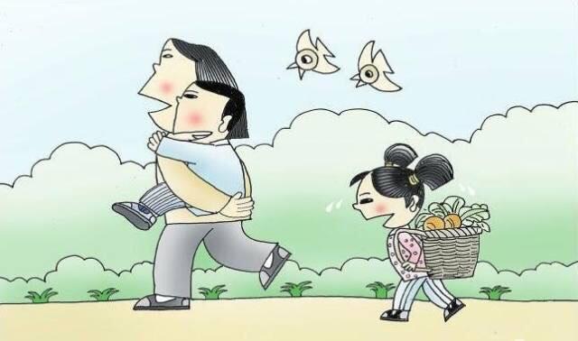 Women were frowned upon if gave birth to a girl