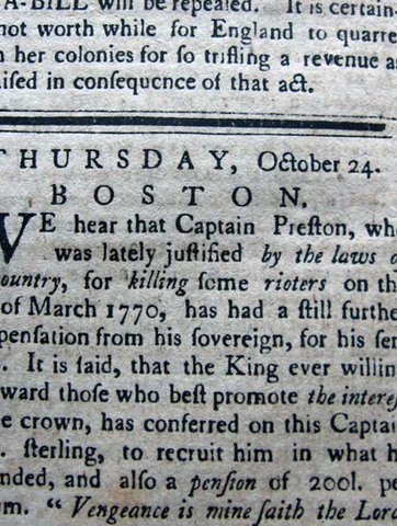 All Townshend Acts Except Tea Tax Repealed