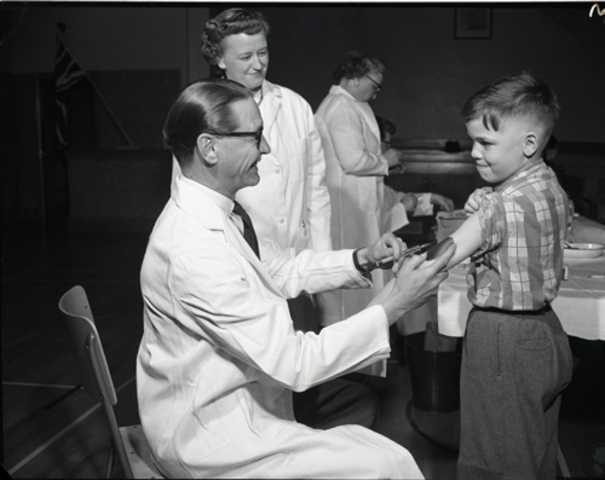 The First Polio Vaccine Used On Children