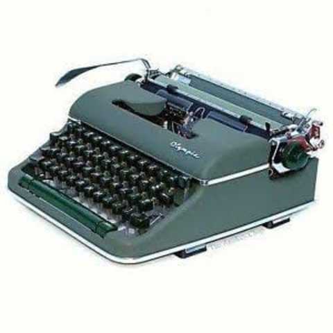 Electric typewriter.